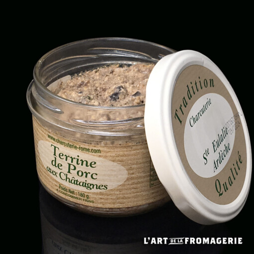 Terrine de porc aux châtaignes sans conservateur