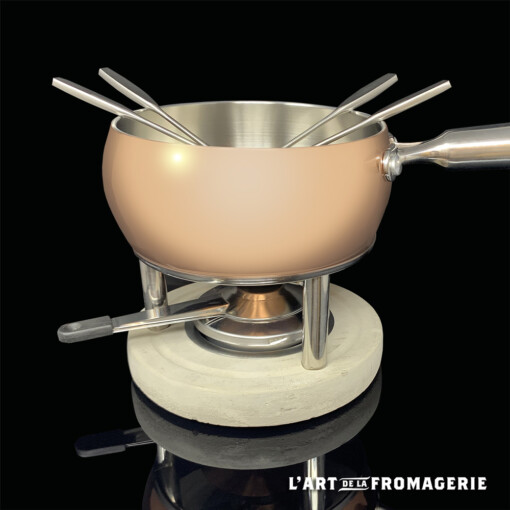 Fondue set cuivre
