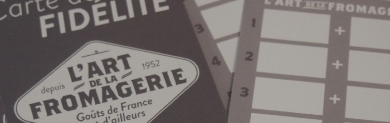 Carte fidélité L'Art de la Fromagerie