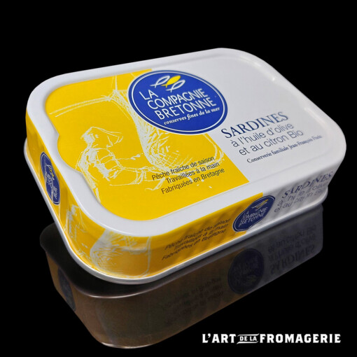 Sardines à l&rsquo;huile d&rsquo;olive et citron Bio
