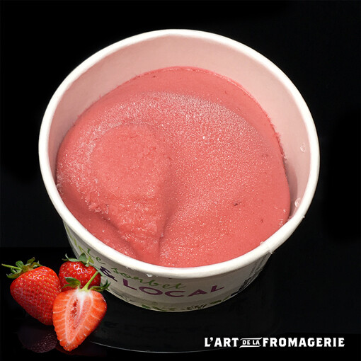 Sorbet fermier Fraise Bio – 85 ml