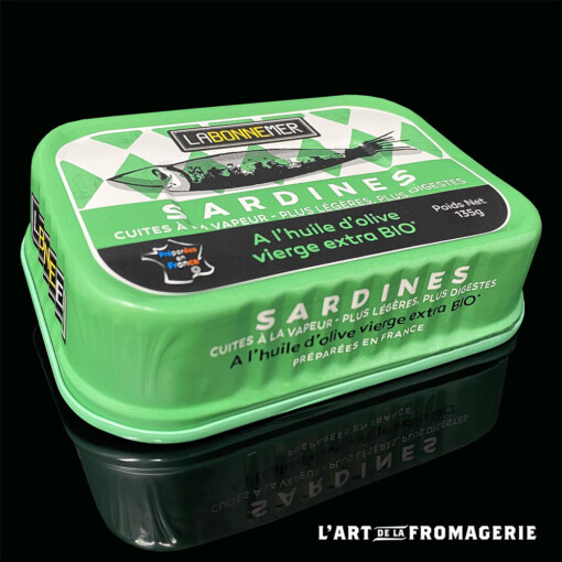 Sardines à l&rsquo;huile d&rsquo;Olive Bio