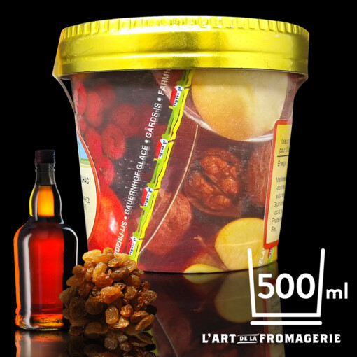 Glace Rhum – Raisin Bio – 500ml