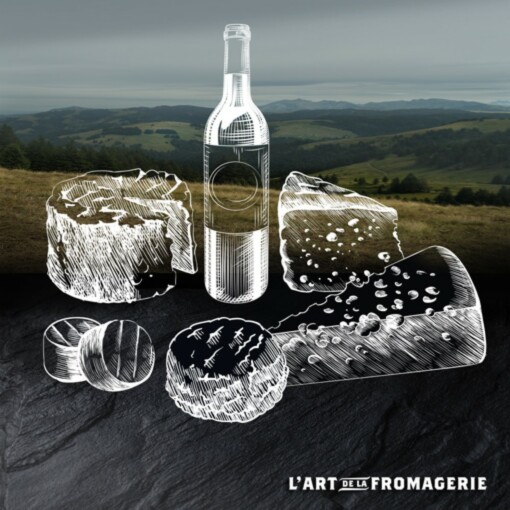 Panier Juillet 5 Fromages et Vin